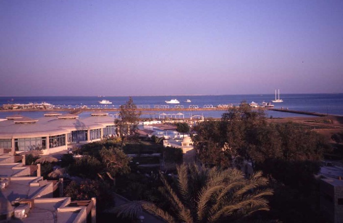 Blick vom Hotel Hor Palace