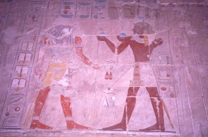 Relief im Hatschepsut-Tempel