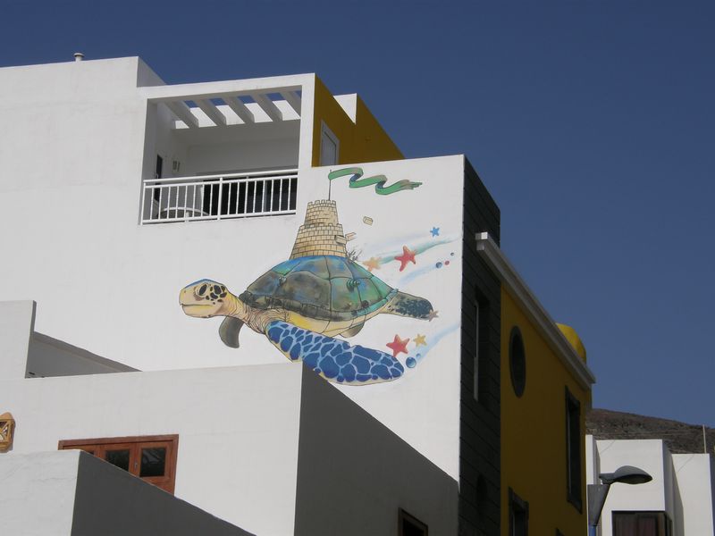 Wandmalerei in Gran Tarajal