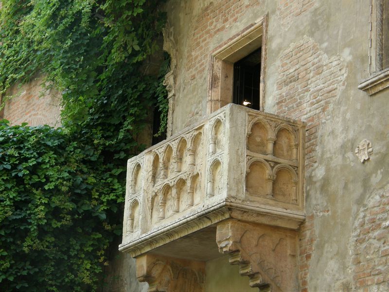 DER berühmte Balkon in Verona
