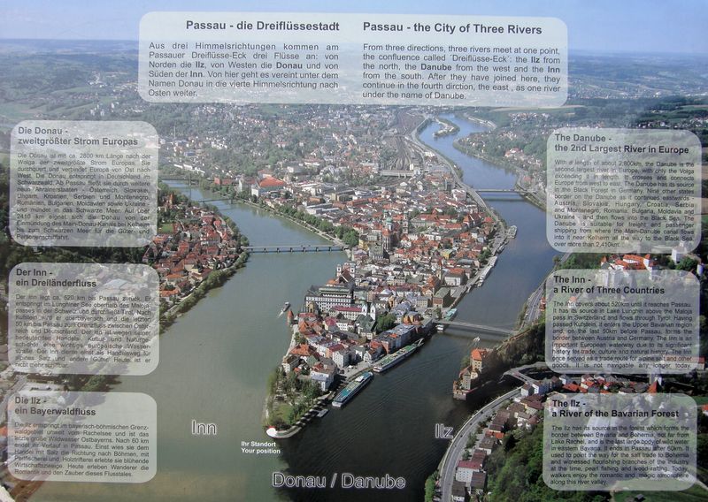 Passau - die 3 Flüsse-Stadt