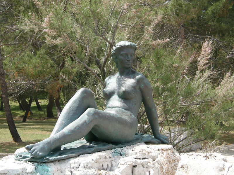 Statue auf Brijuni