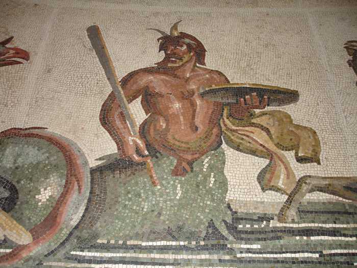 Bodenmosaik im Vatikanischen Museum